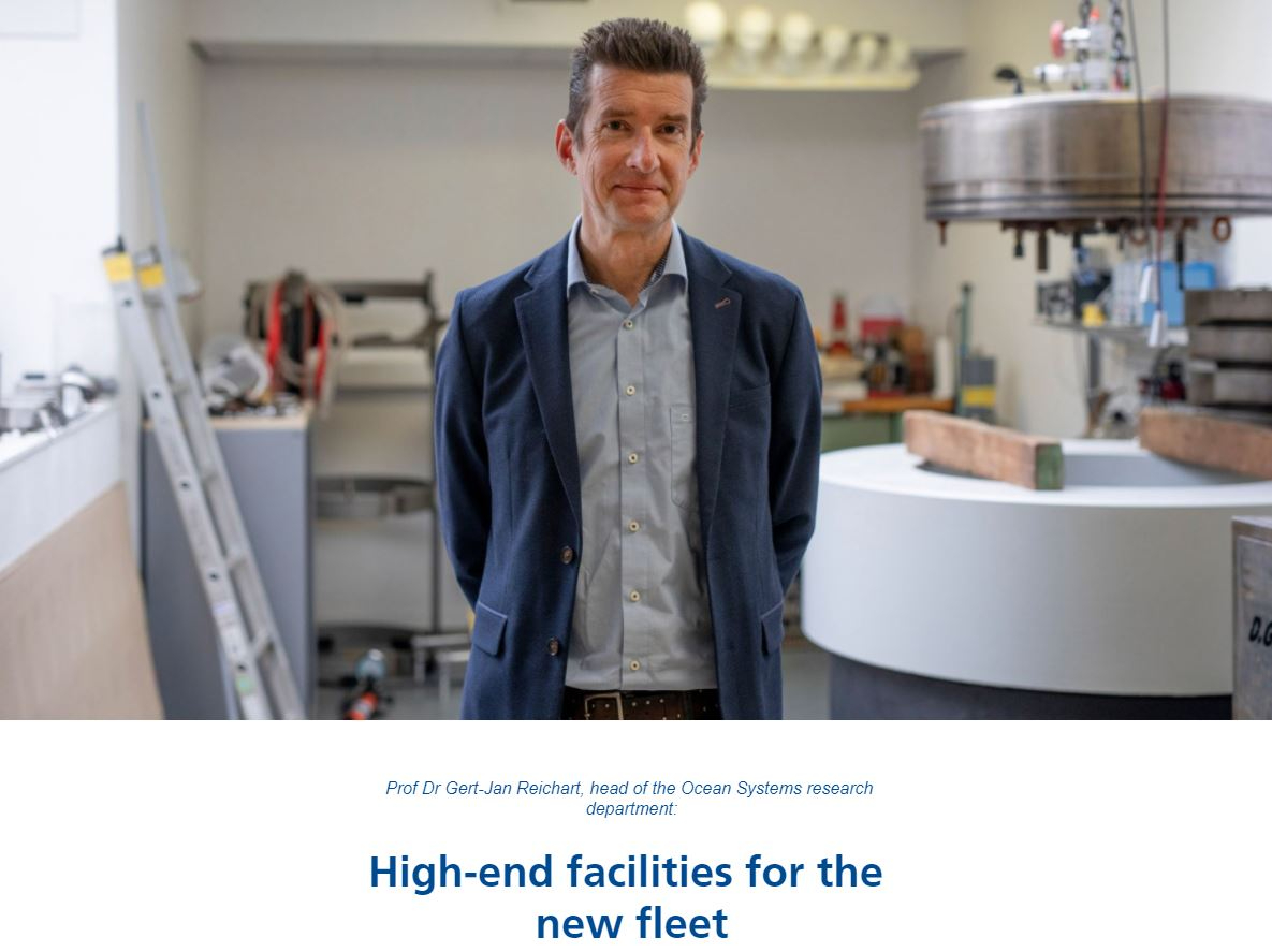Read the interview with Gert-Jan Reichart in the NIOZ Annual Report 2020 on the high-end facilities for the new fleet