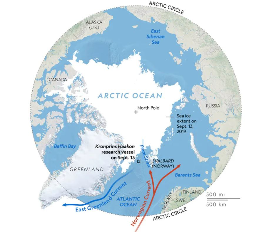 National Geographic: Why is an ocean current crtitical to world weather losing steam? Scientists search the arctic for answers.