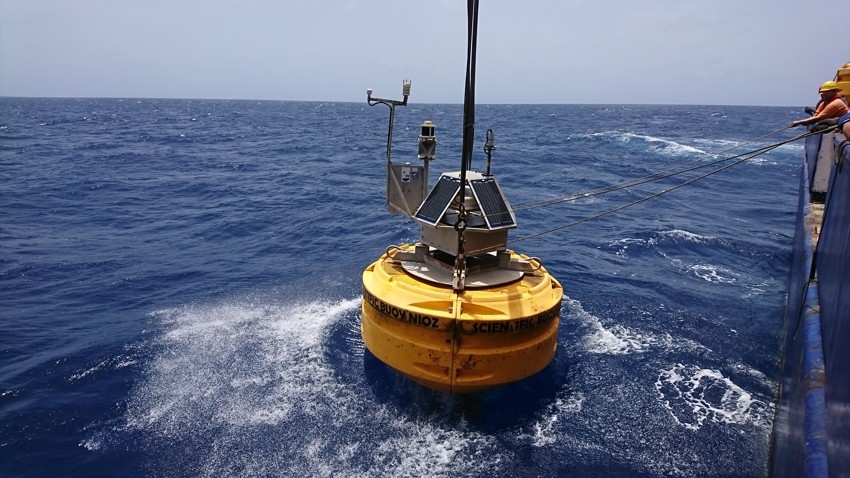 Buoy Carmen is ready for another year of dust sampling