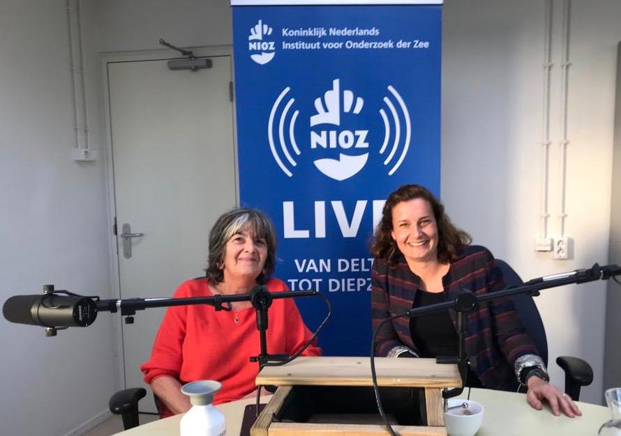 Tessel Blok interviewt Furu Mienis voor de tweede uitzending van de NIOZ Natuurwijzer