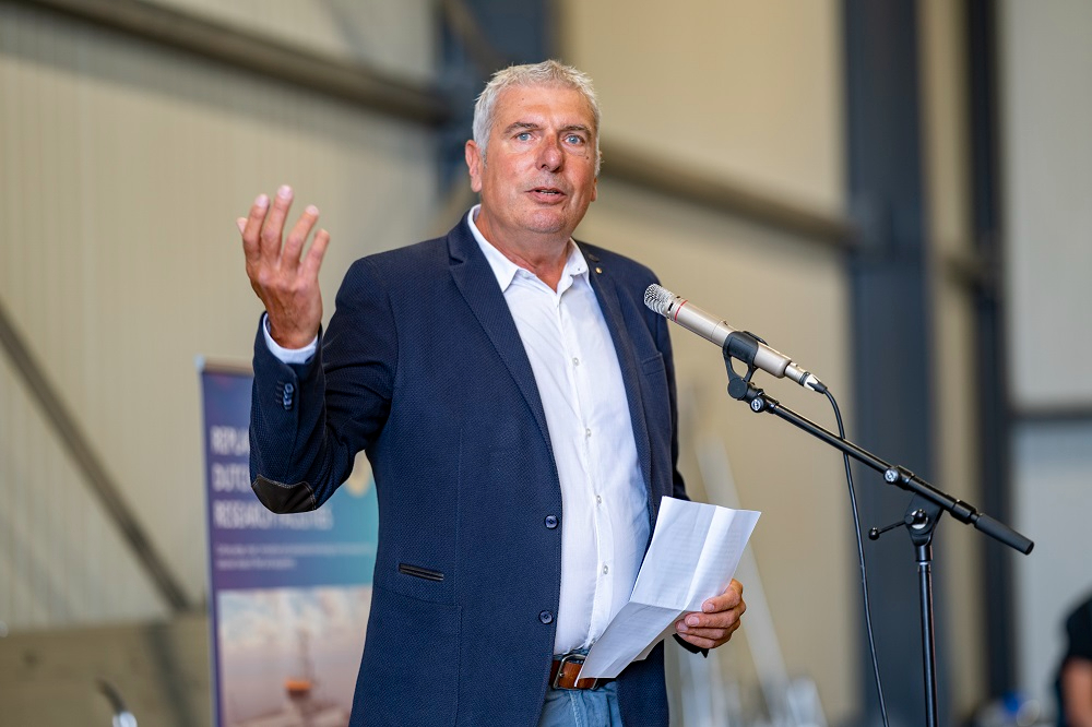 Keel laying at NG Shipyards. Photo: Aernout Steegstra | Rudie Wiersma Fotografie