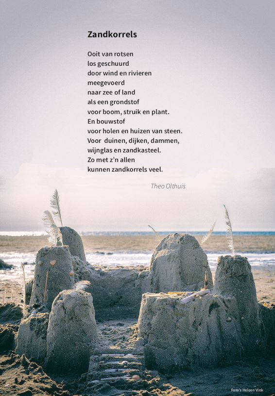Gedicht van Theo Olthuis, foto Heleen Vink