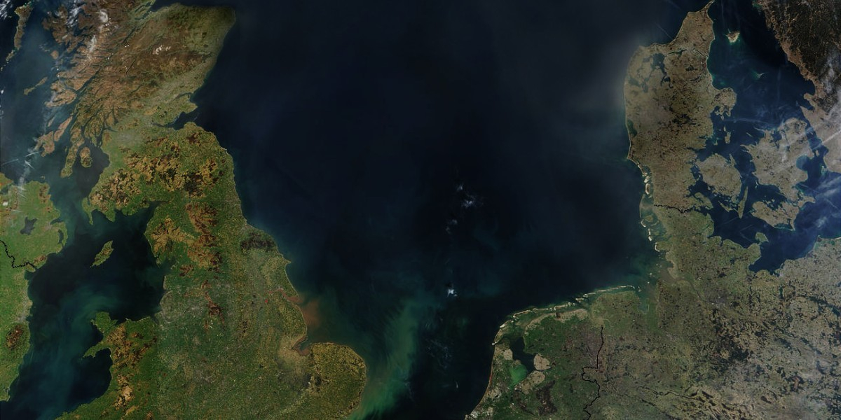 North Sea area. Photo: NASA.