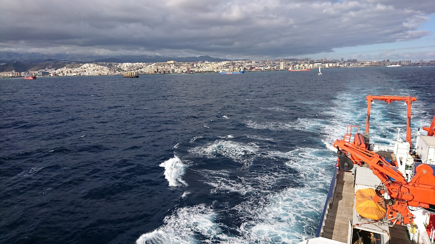 Adios Gran Canaria. Adios Gran Canaria.