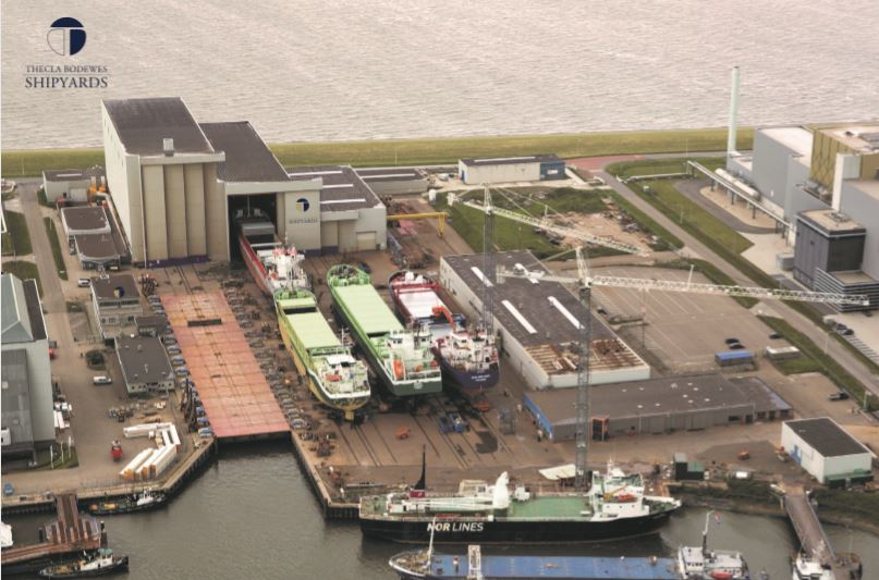 The vessel will be built at the Thecla Bodewes Shipyards site in Harlingen