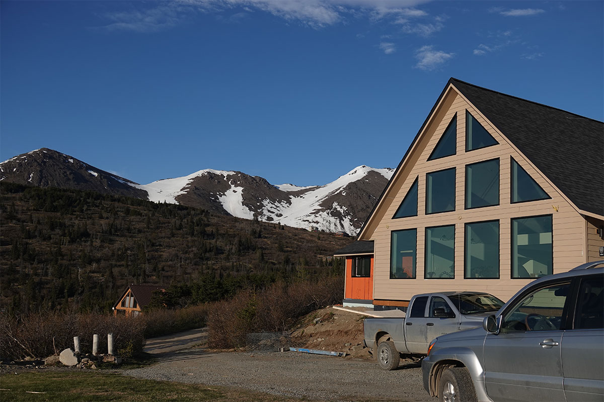 The lovely view from the house of Jim Johnson. Photo: Clazina Kwakernaak