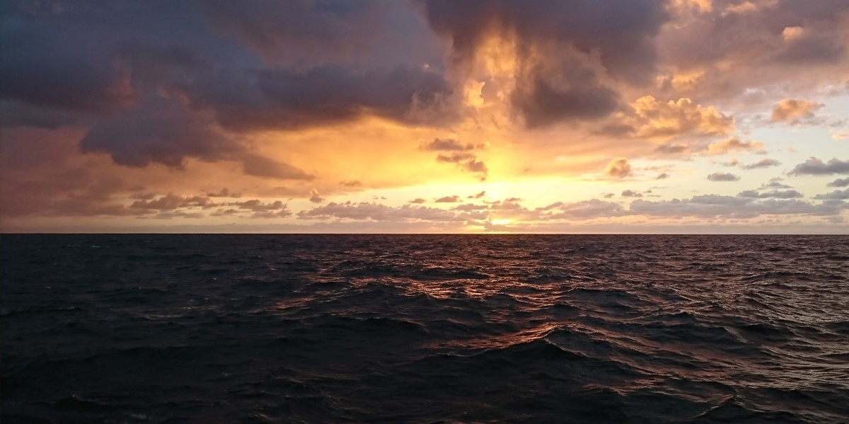 Sunrise over the African continent. Sunrise over the African continent.