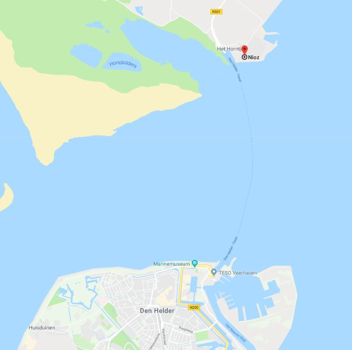 Je bent welkom bij NIOZ op Texel, op slechts 5 minuten lopen vanaf de veerboot. Ons adres is Landsdiep 4, 't Horntje 