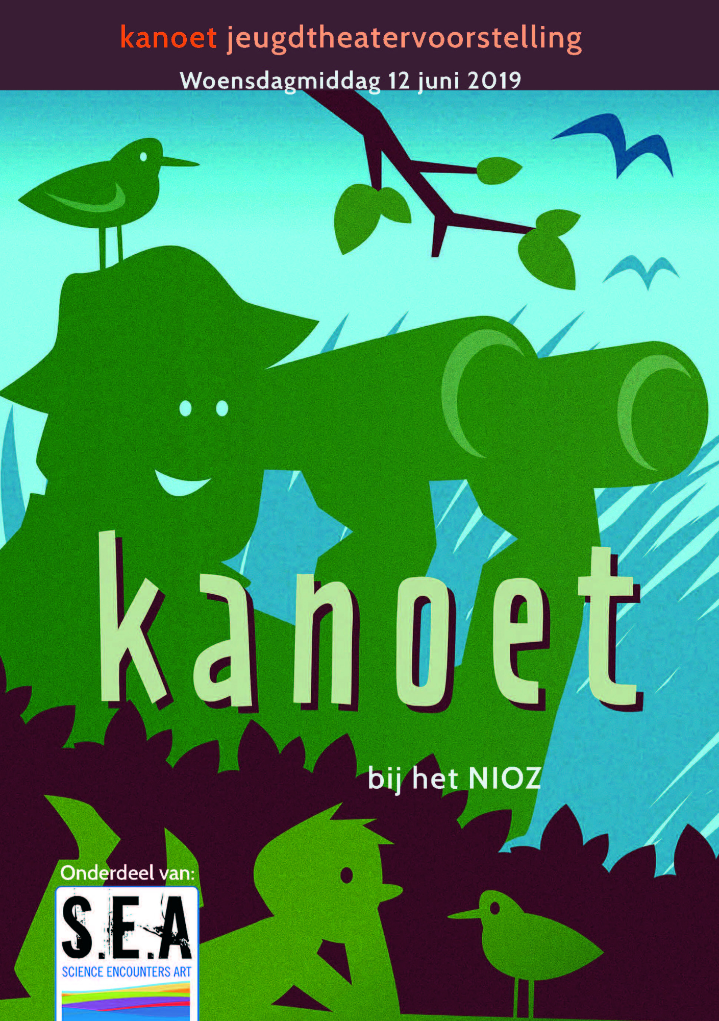 Jeugdtheatervoorstelling 'Kanoet', een coproductie van Pier21 en Garage TDI.