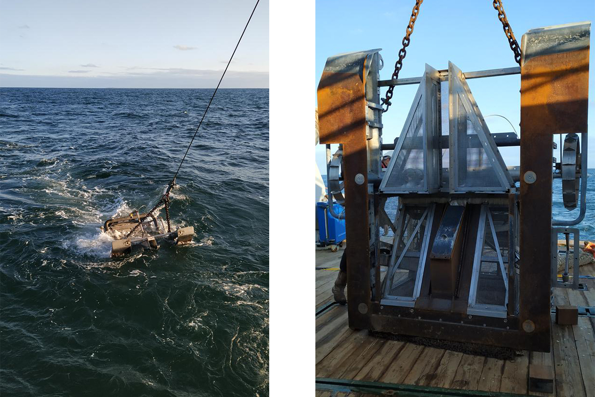  De NIOZ tripleD schaaft een plakkaat van 20cm van de bodem af. Foto: Lodewijk van Walraven