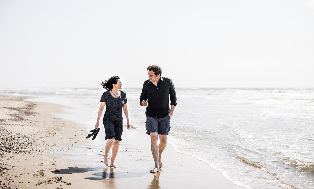 Linda Amaral Zettler en Helge Niemann. Foto: Wouter Jansen.