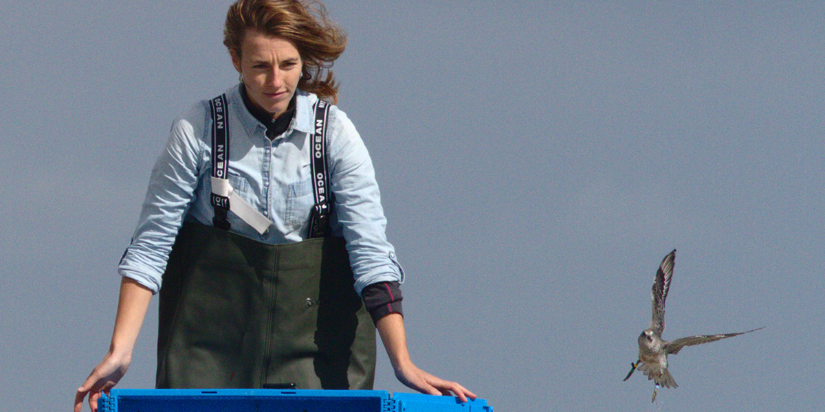 Eva Kok at work. Photo: Benjamin Gnep