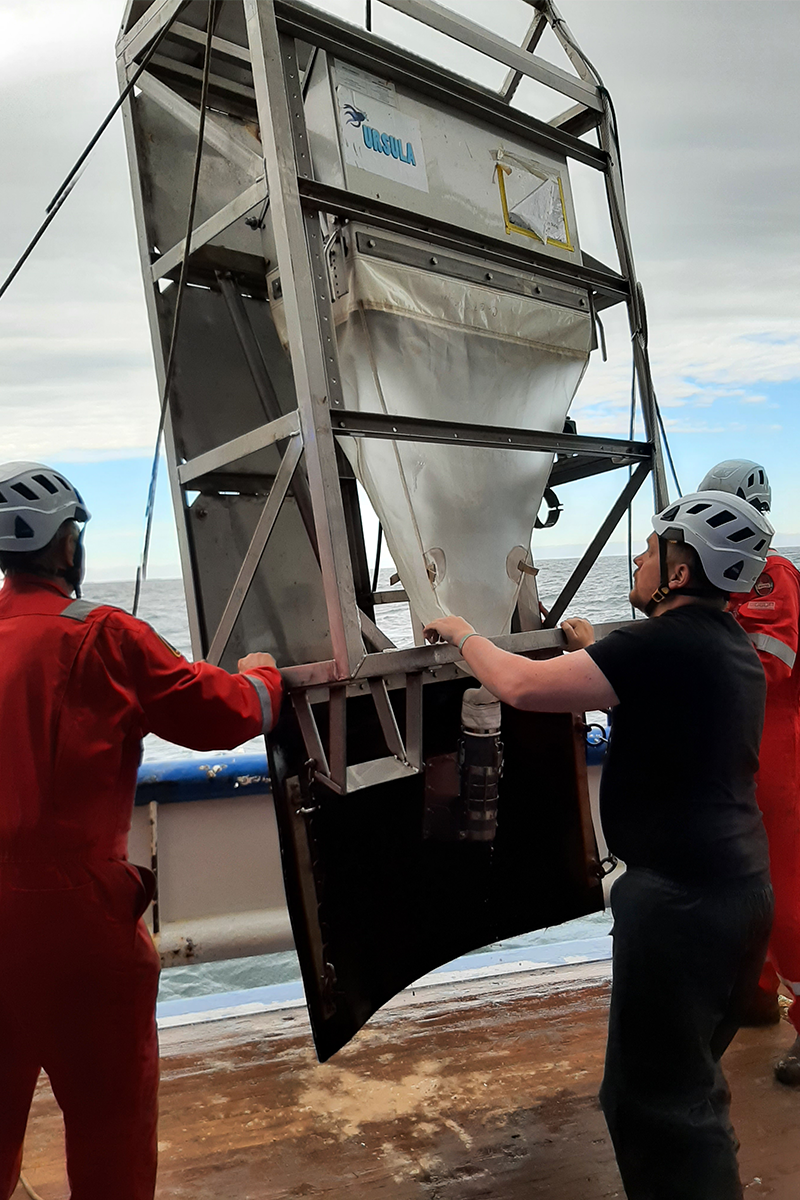 Deployment of epibenthic sledge