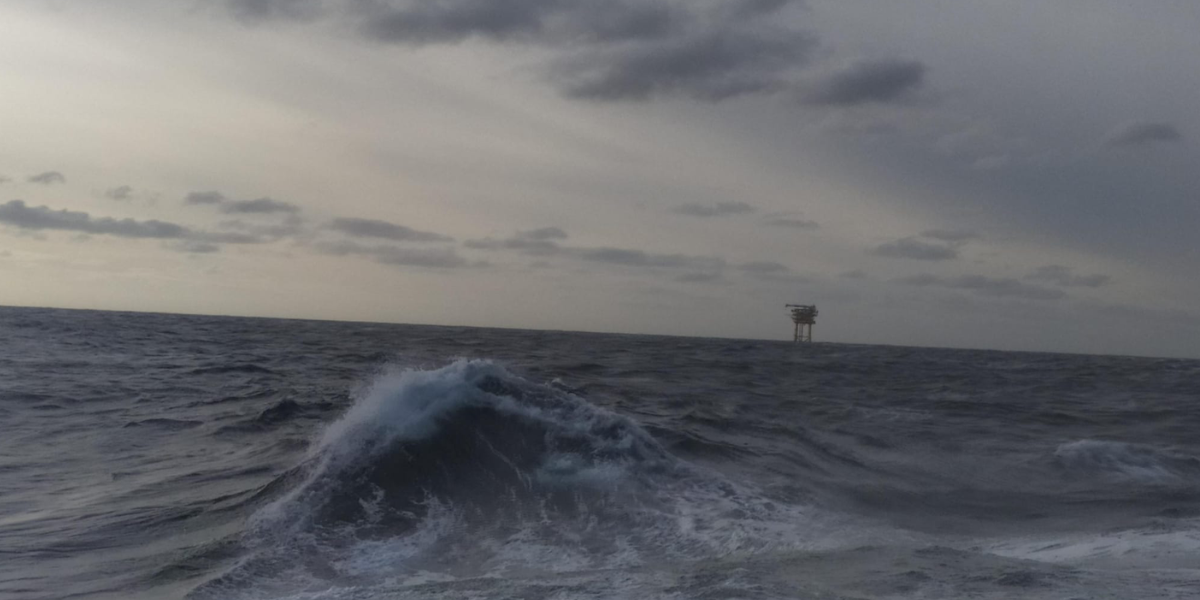 View on the North Sea from the RV Pelagia. Credits: Annalisa Delre