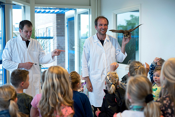 Interactief programma met NIOZ medewerkers, foto Heleen Vink