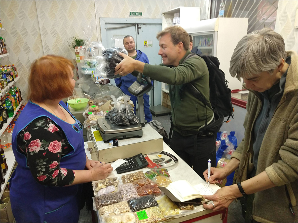 3 June 2019 In the small grocery shops in Khatanga the team needs to purchase all provisions for the rest of the summer.