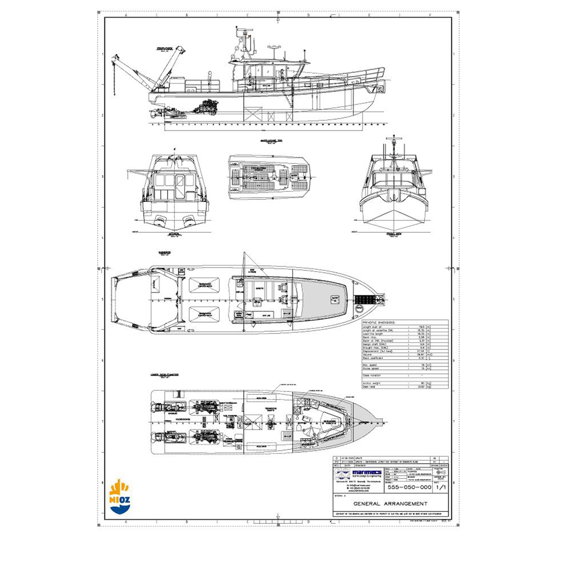 General plan RV Adriaen Coenen