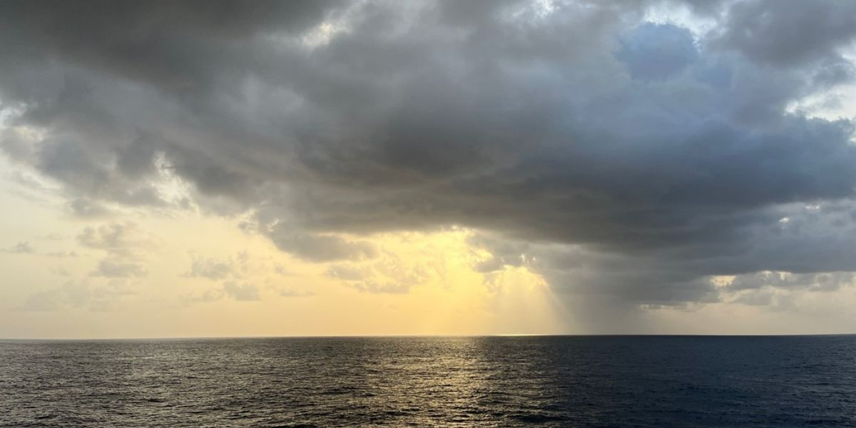 Sky over the equatorial Atlantic. Photo: Olivier Sulpis