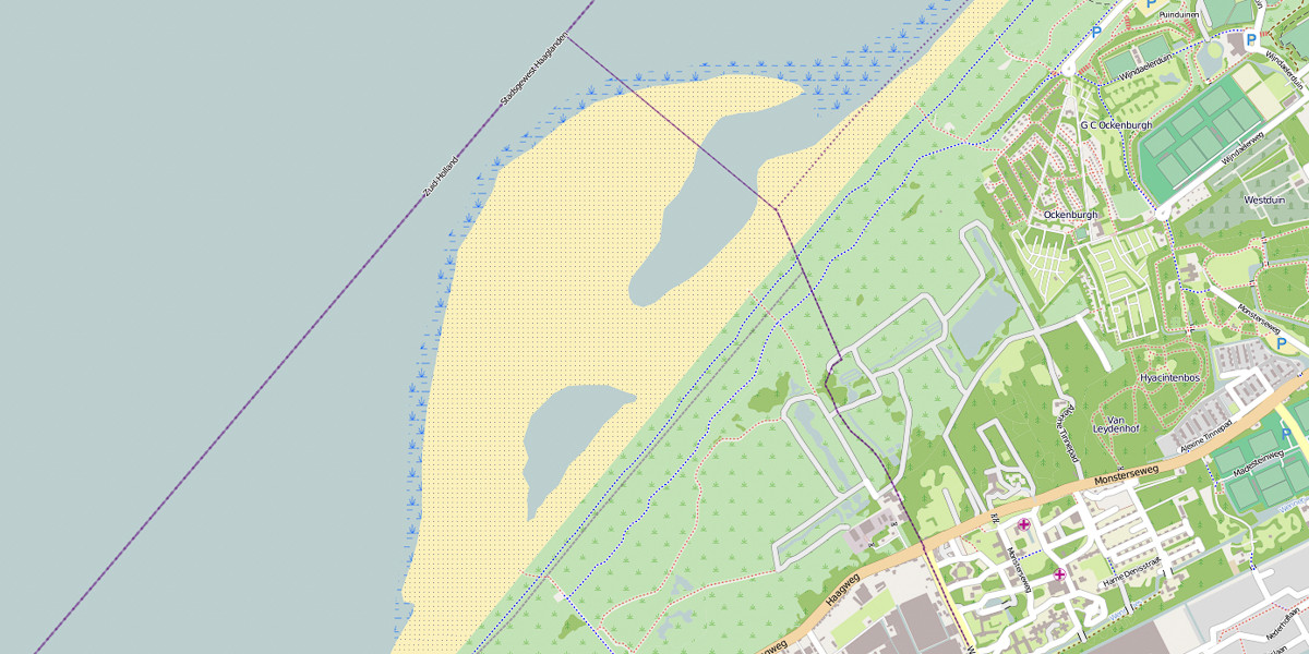 Sand engine (source: Openstreetmap).