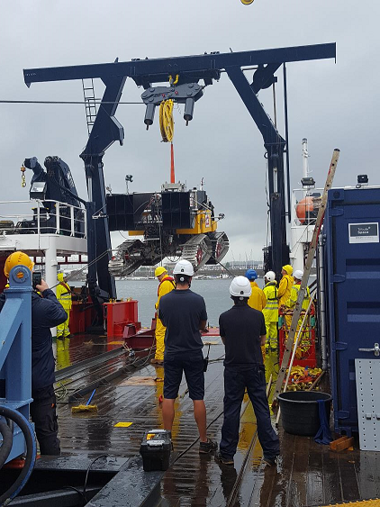 Harbour acceptance test of Apollo II in the port of Vigo. Photo Henko de Stigter