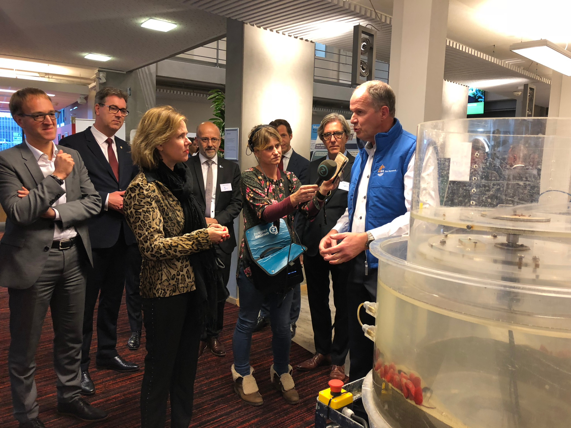 Minister Cora van Nieuwenhuizen opent side event Slimme Oplossingen voor Deltavraagstukken. Foto: Provincie Zeeland.