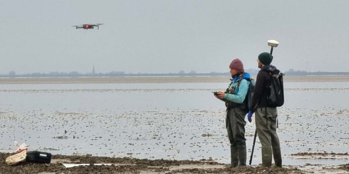 Measurements with drones.