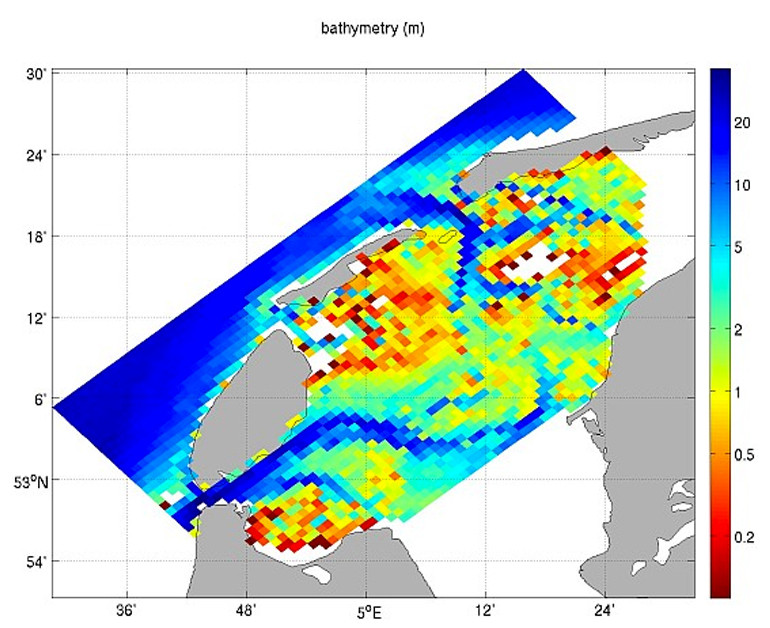 Western Wadden Sea Model domain