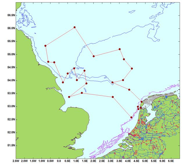 Sailing plan 8 - 18 May 2019