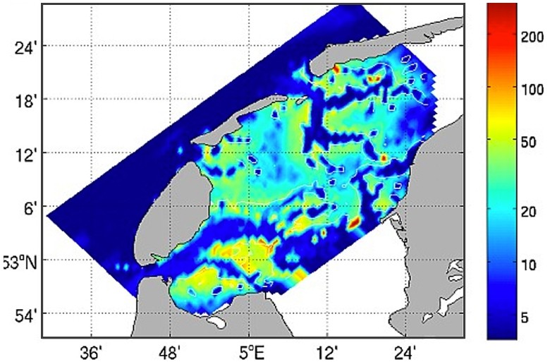 Benthic food available for the higher tropic levels