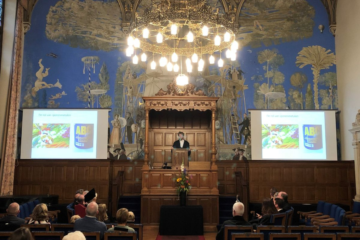 Inaugural lecture on Friday 28 October at Groningen University. Photo: NIOZ/Gerhard Taatgen 