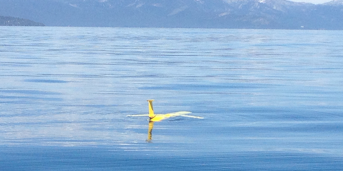 Tahoe Deployment. Photo: Teledyne Webb Research.