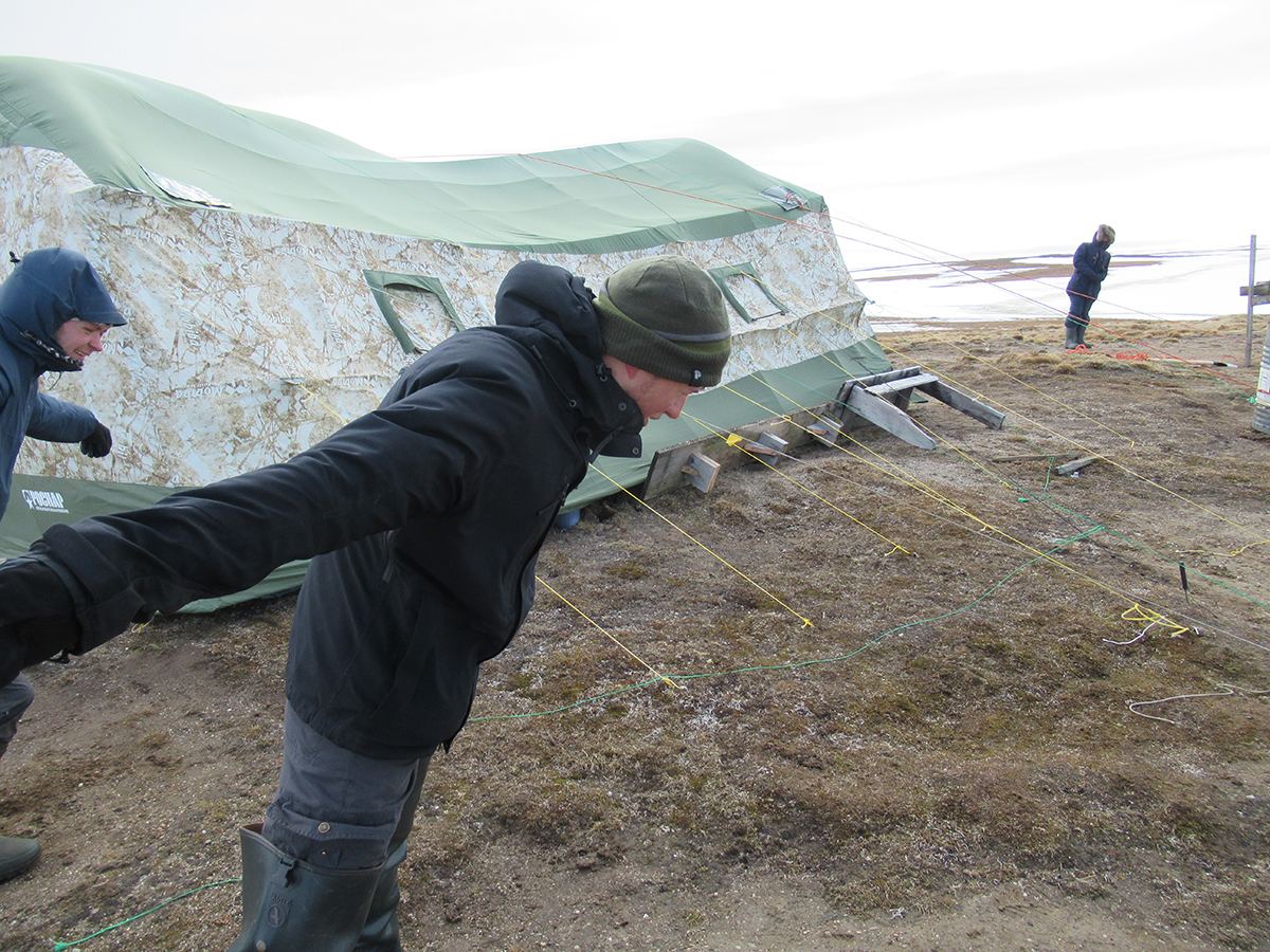 15 June 2019 The camp is hit by a very strong storm. Luckily no one gets hurt and there is no major damage (except for some permanently bended tents). 