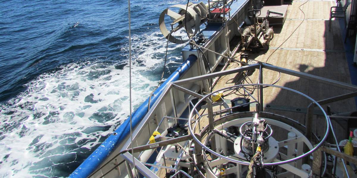 View from the RV Pelagia during the expedition on the Black Sea. Photo: Laura Villanueva