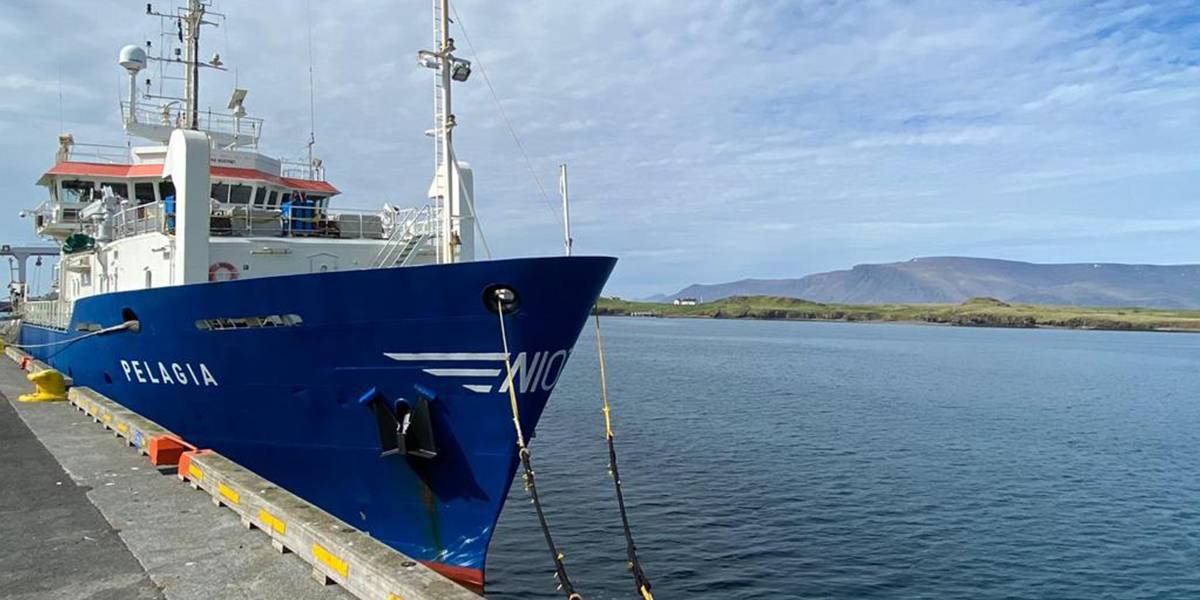 RV Pelagia in Reykjavik