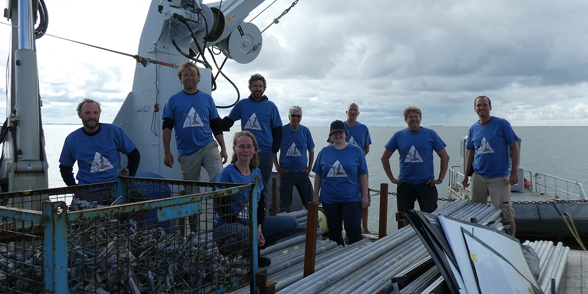 The WATLAS 2020 summer team. From left to right: Anne, Job, Anita, Bram, Hein, Christine, Wim Jan, Hendrik Jan and Allert. 