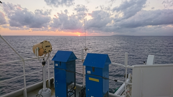 Sunrise over the island of Dia, off the coast of Heraklion