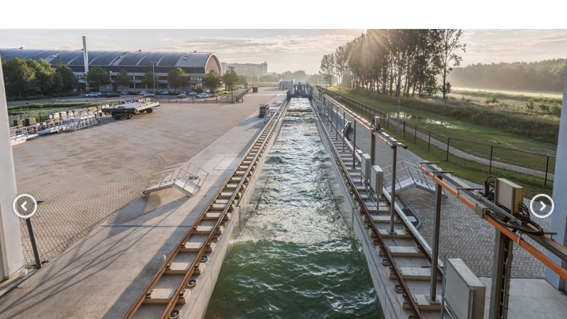 The largest wave-testing site in the world, the Delta Flume