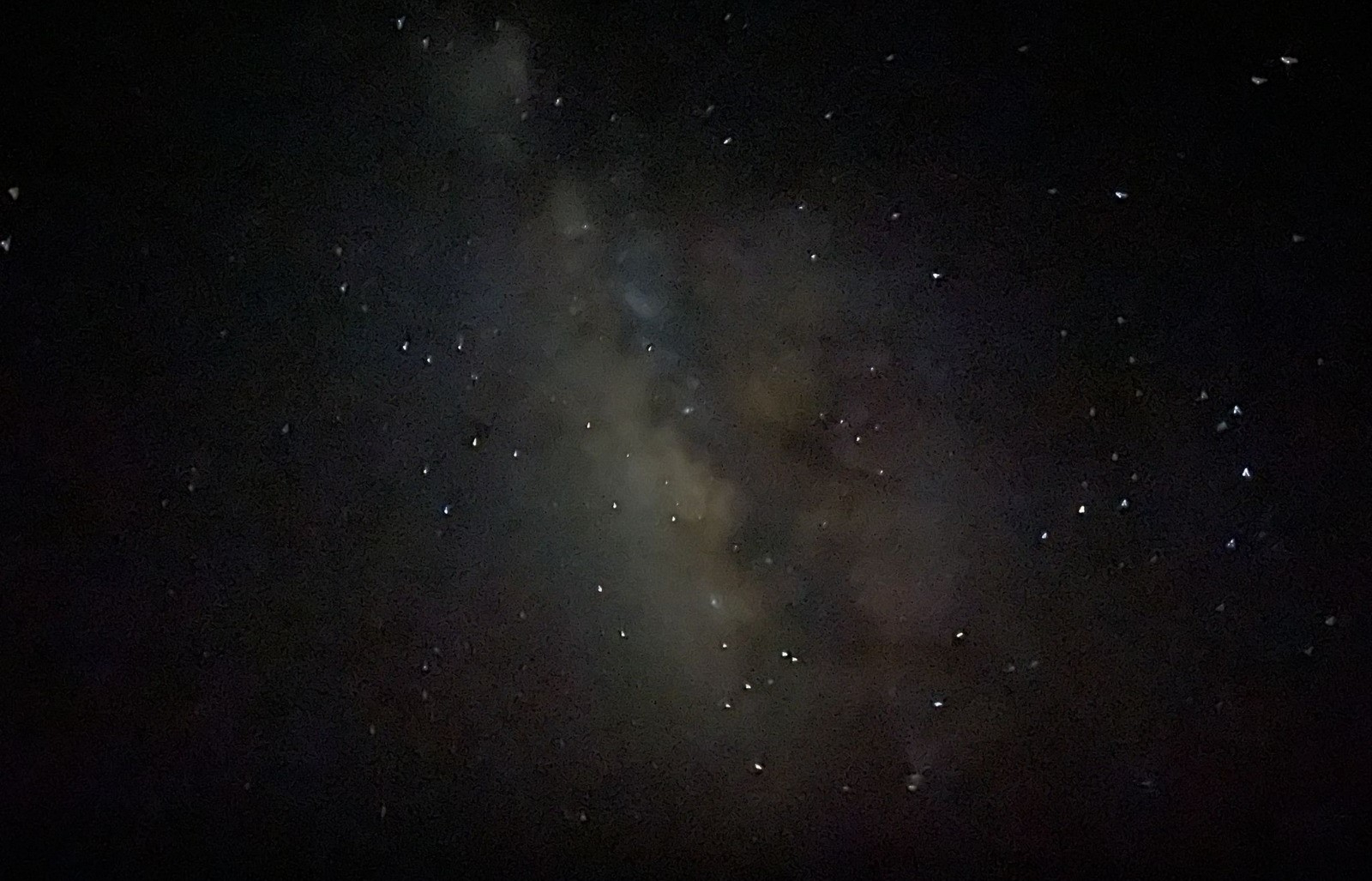 Watching the Milky Way on the deck