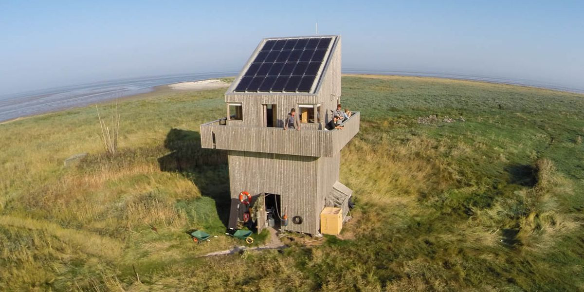 Griend, a small uninhabited island in the middle of the Dutch Wadden Sea. Photo: Hanneke Dallmeijer