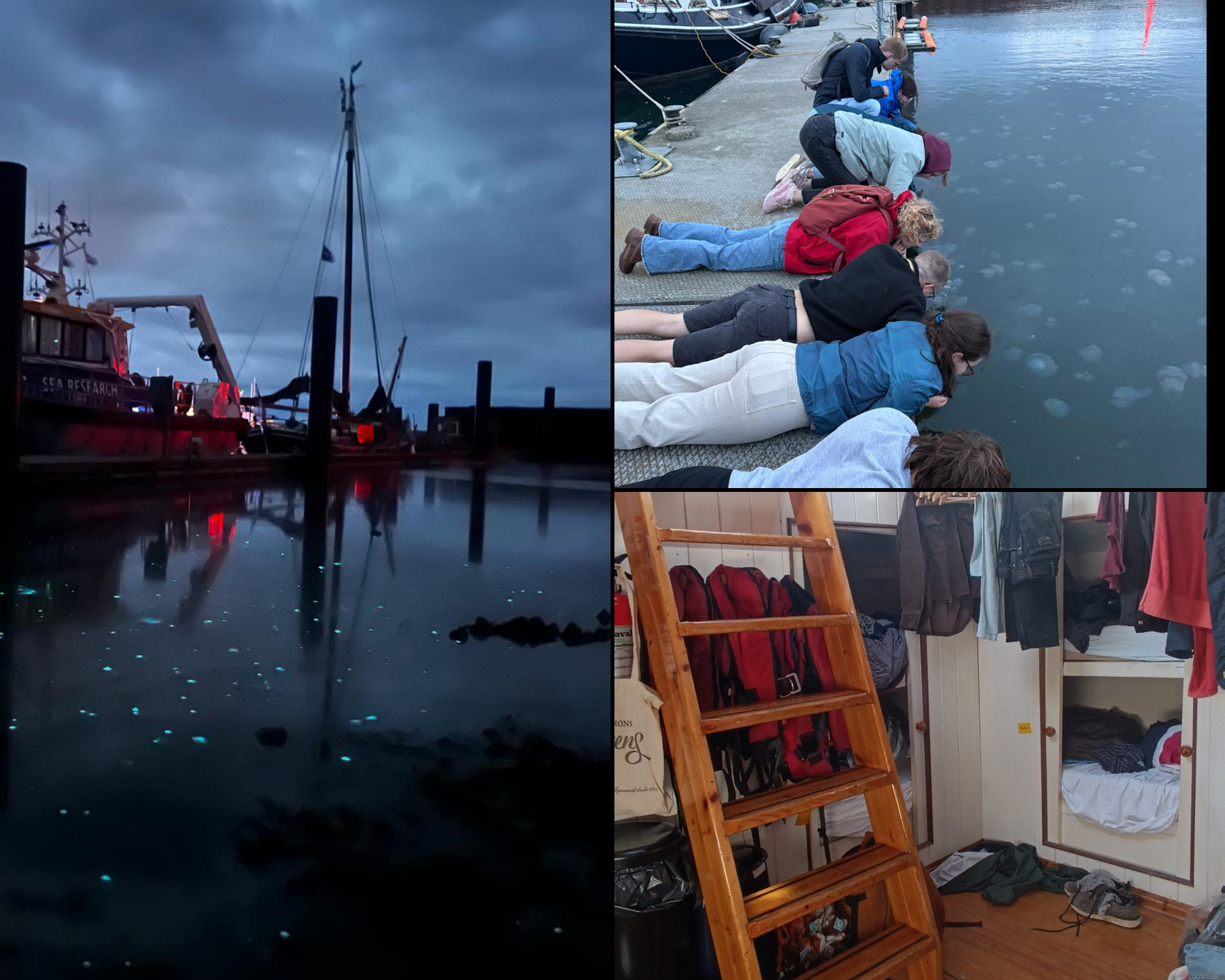 Sleeping aboard the historical ship 'Texelstroom' (photo: Ilse Wincker)
