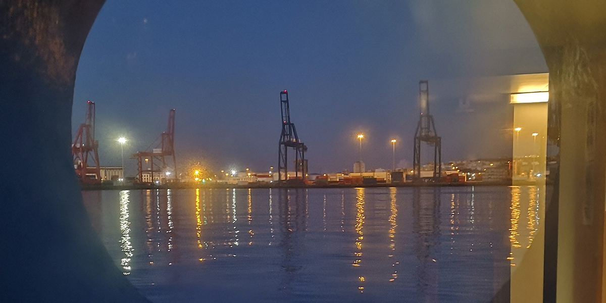 View of Las Palmas harbour. Photo: Anne Mol (NIOZ)