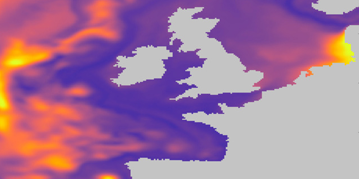 A regional configuration of ROMS for the Northwestern European Shelf. Figure: Tim Hermans