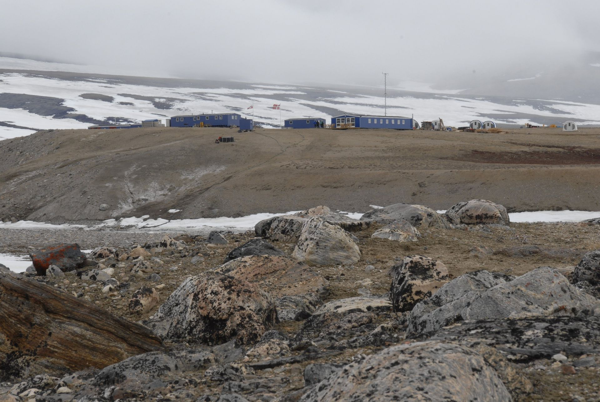 Research station Zackenberg. Photo: Jeroen Reneerkens.