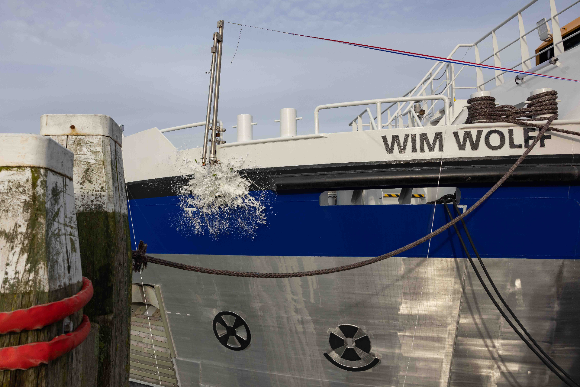 Christening of the RV Wim Wolff. Credits: Evalien Weterings