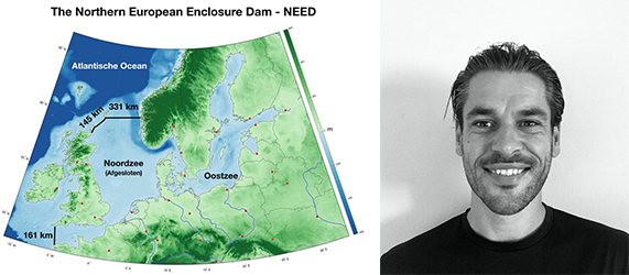 Sjoerd Groeskamp, The Northern European Enclosure Dam (Noordzeedijk) for when climate change mitigation fails.