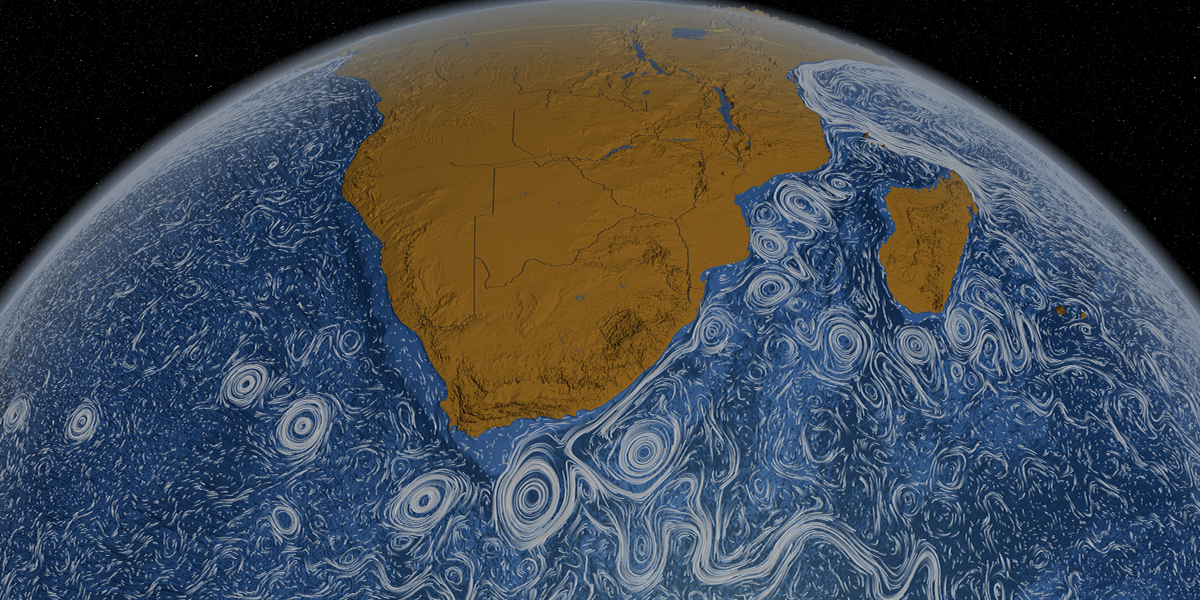 Ocean mixing. Photo: NASA/Goddard Space Flight Center Scientific Visualization Studio