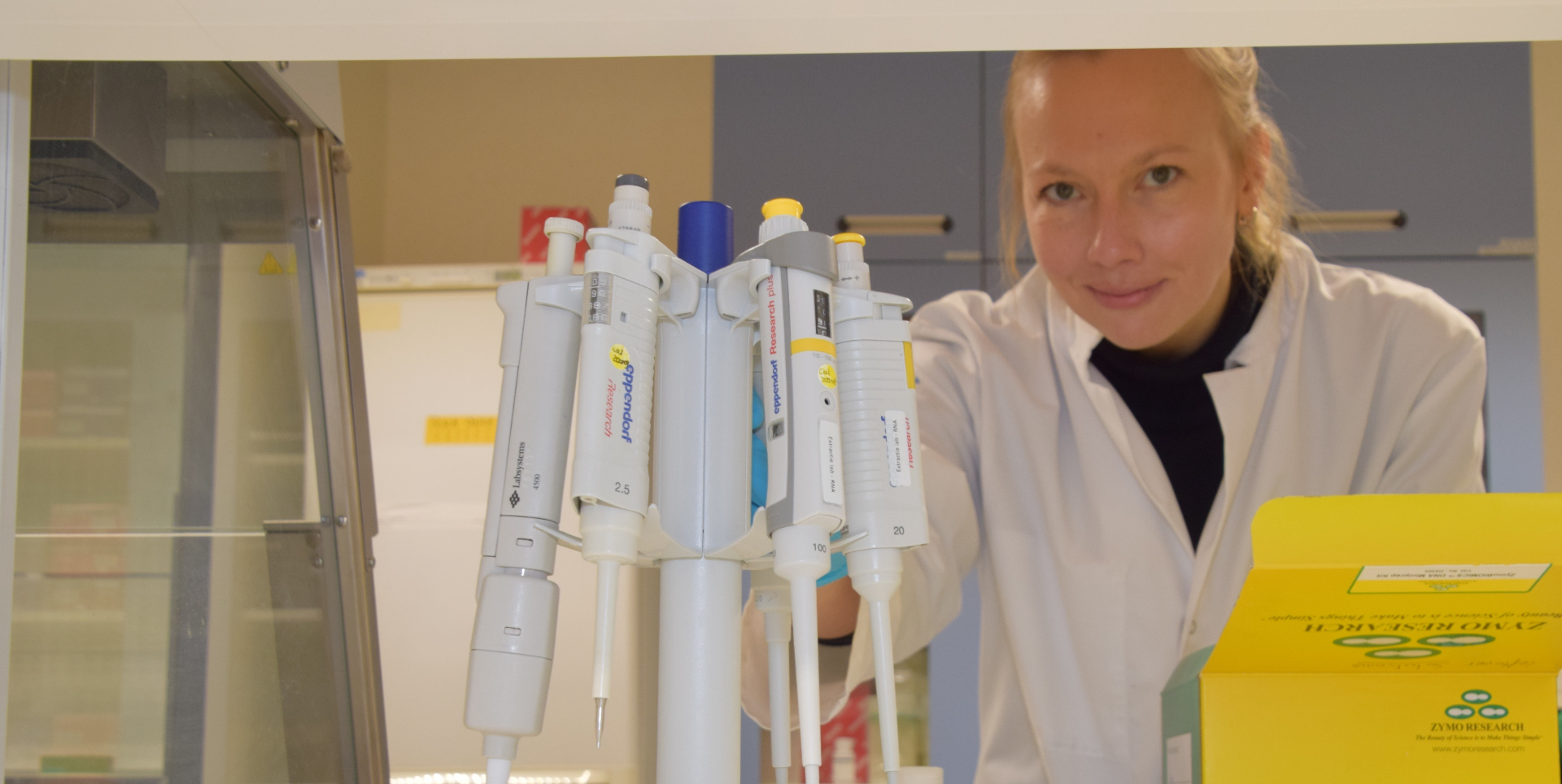 Annika Vaksmaa at the NIOZ lab