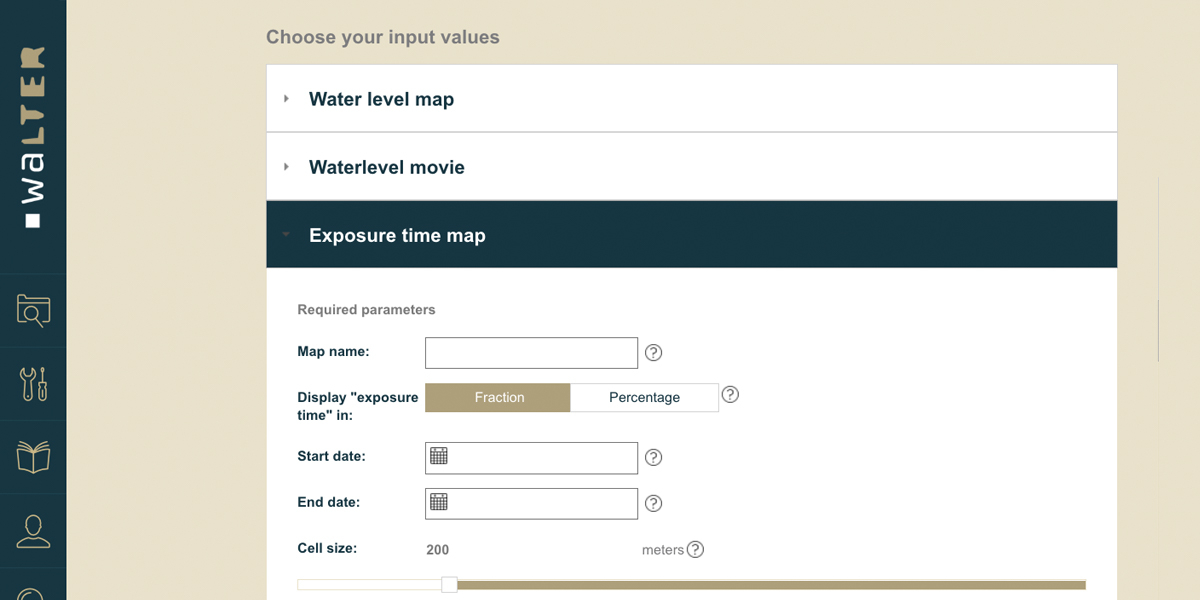 Exposure time map Exposure time map