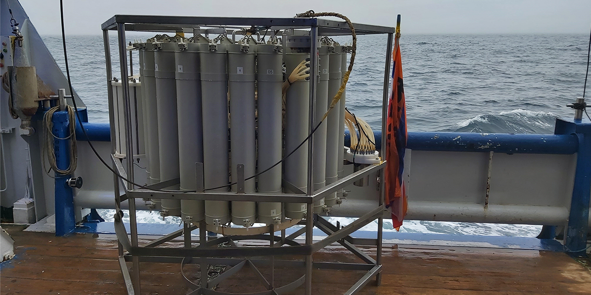 Figure 2: Set up of the acoustic recorders before the deployment