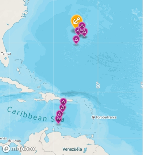 Fieldwork locations during this expedition.